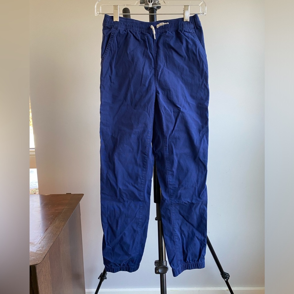 Lands' End dark blue pants, elastic waist